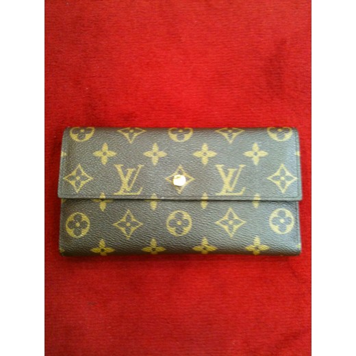 Portefeuille  Louis Vuitton International en toile monogram