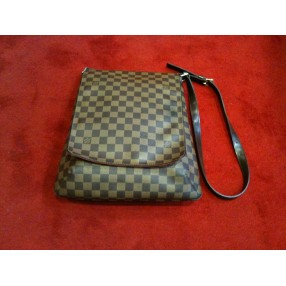 Sac Louis Vuitton Musette en toile damier ébène