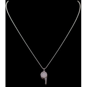 Pendentif Victoria Casal Sifflet en or, nacre et diamants