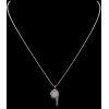 Pendentif Victoria Casal Sifflet en or, nacre et diamants