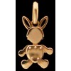 Pendentif Pomellato Lapin en or