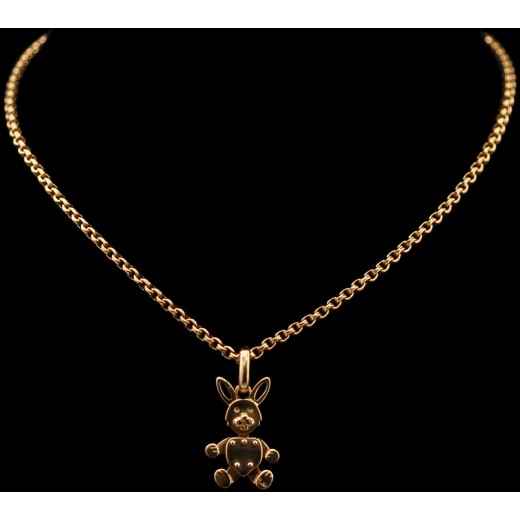 Pendentif Pomellato Lapin en or