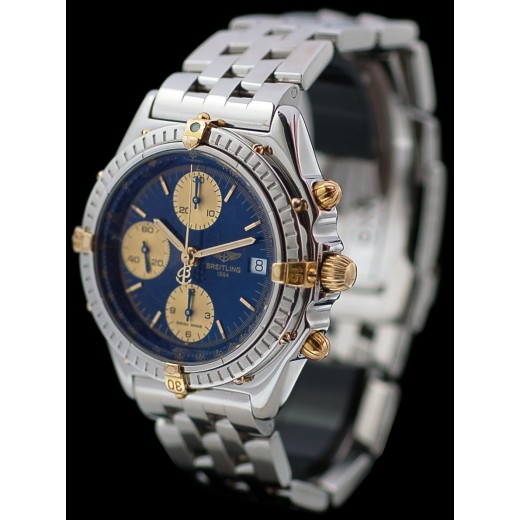 Montre Breitling Chronomat en or acier