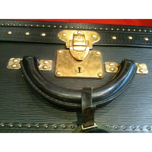 Valise Louis Vuitton en cuir épi noir
