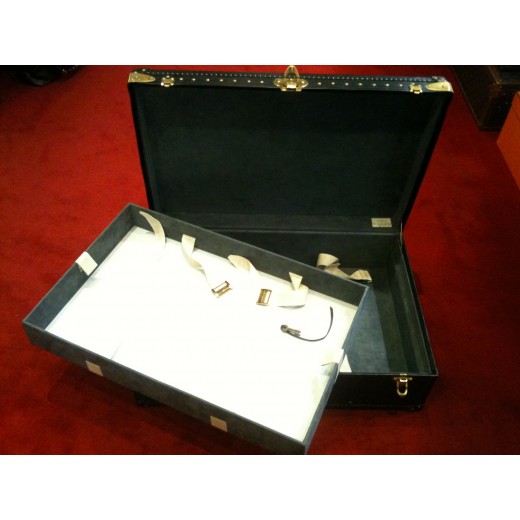 Valise Louis Vuitton en cuir épi noir