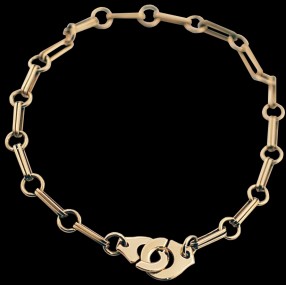 Bracelet Dinh Van Menottes R10 vintage en or