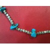 Collier en argent et turquoises