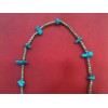 Collier en argent et turquoises