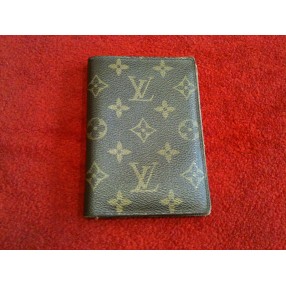 Couverture passeport Louis Vuitton en toile monogram