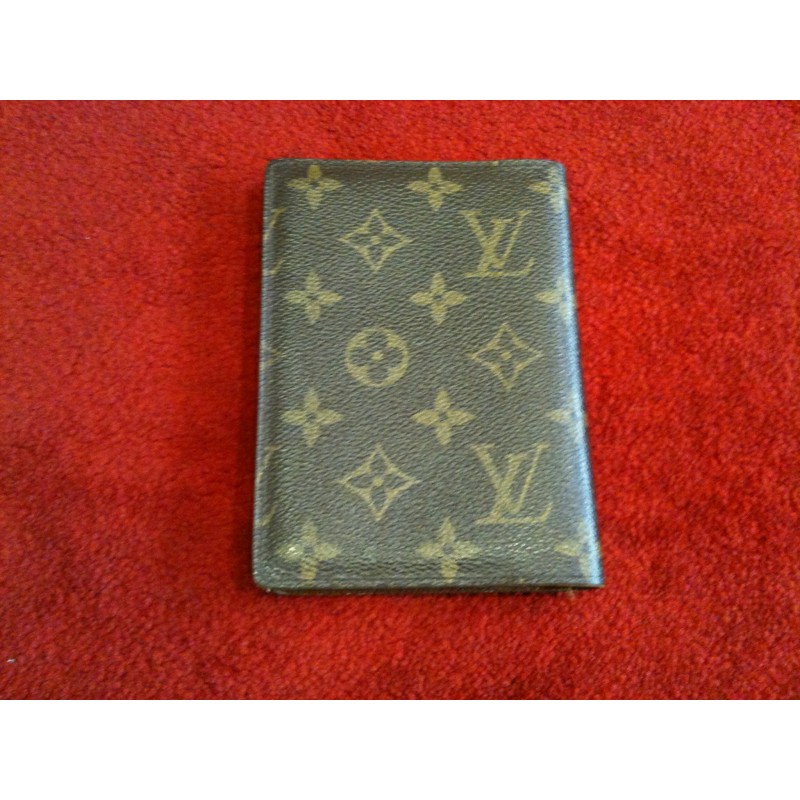 Auth LOUIS VUITTON Damier Couverture Passeport Passport Cover