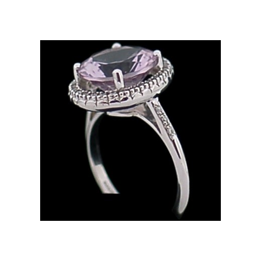 Bague Mauboussin Vraiment Toi en or, diamants et améthyste