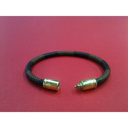 Bracelet Louis Vuitton Keep it en toile damier