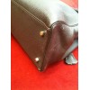 Sac Hermès Kelly 35 cm en cuir chocolat