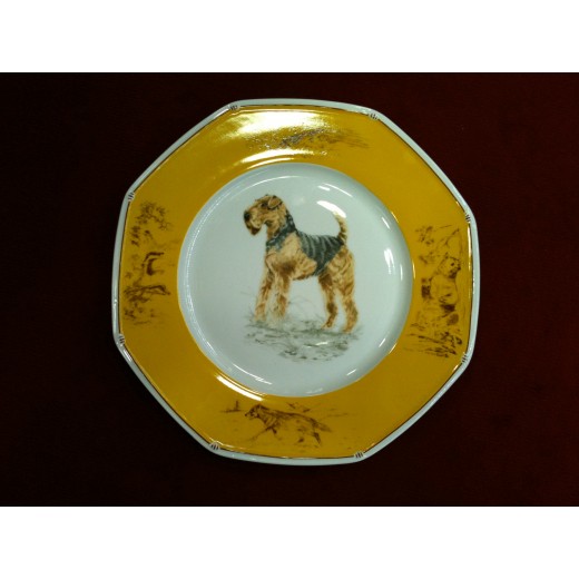 Assiettes plates Hermès Chiens courants et Chiens d'arrêt
