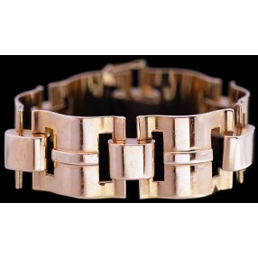 Bracelet ancien Tank en or