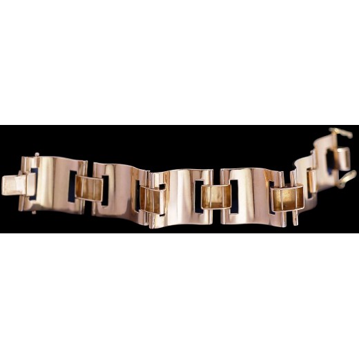 Bracelet ancien Tank en or