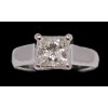 Solitaire Diamant 1.8 carat taille Princesse 