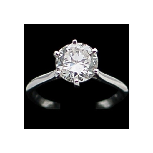 Solitaire diamant de 2,42 carats en or 