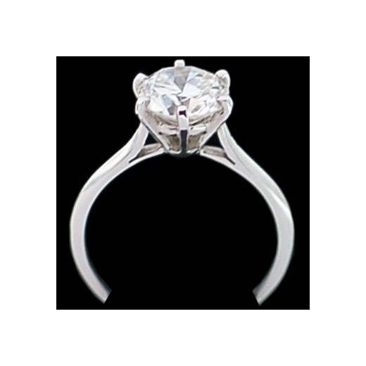 Solitaire diamant de 2,42 carats en or 