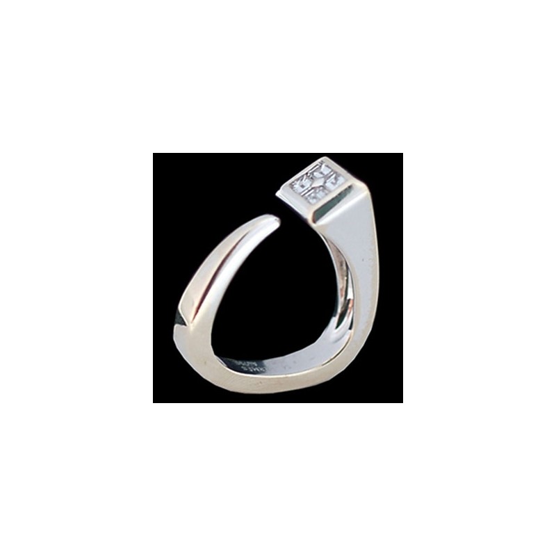 Bague Hermes Clou de forge en or et diamants