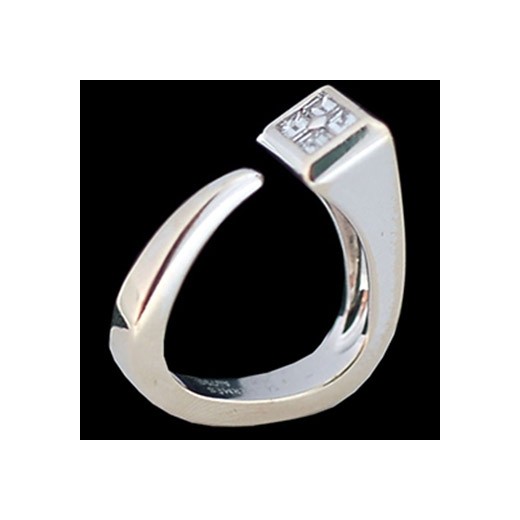 Bague Hermes Clou de forge en or et diamants