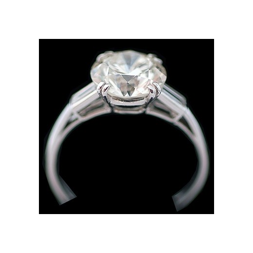 Solitaire Diamant 3,17 carats en or