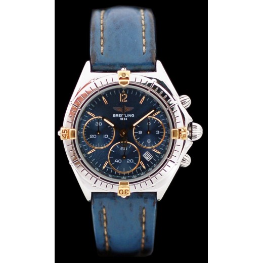 Montre Breitling Chrono Sextant en or et acier