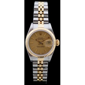 Montre Rolex Lady Datejust en or et acier