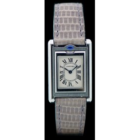 Montre Cartier Tank Basculante en acier