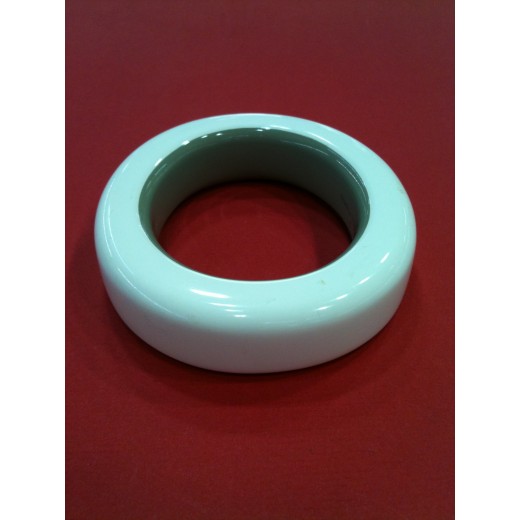 Bracelet Hermès Ariodante en bois laqué blanc