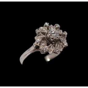 Bague margueritte Diamants