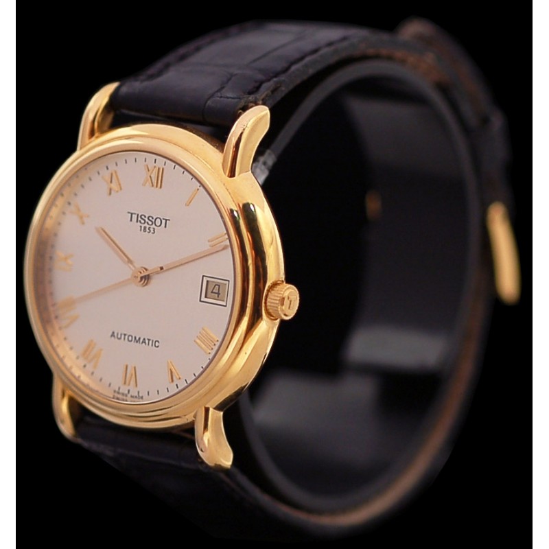 Montre ancienne femme tissot or jaune 2025