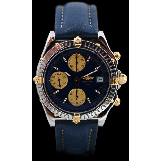 Montre Breitling Chronomat en or & acier