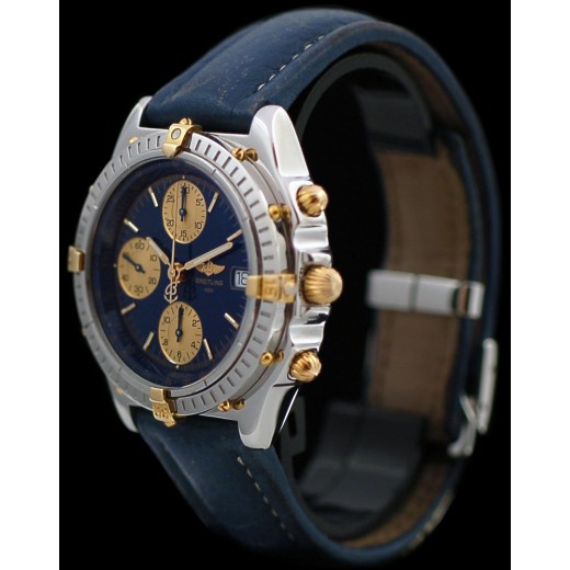 Montre Breitling Chronomat en or & acier