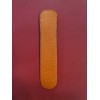 Etui pour stylo Bulgari en cuir orange