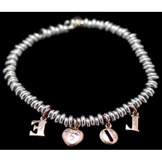 Bracelet Dodo Pomellato Love en Or et argent