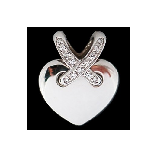 Pendentif Chaumet Cœur Lien en or et diamants