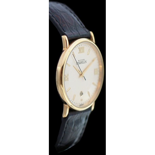 Montre Femme Michel Herbelin Plaqué Or - Petit Poignet 16 Cm - Occasion Bon état