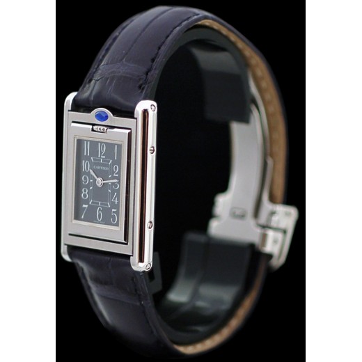 Montre Cartier Tank Basculante en acier