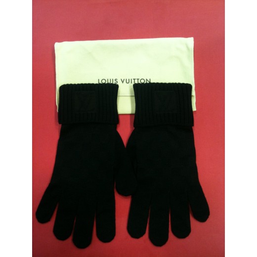 Gants Louis Vuitton Petit damier pour homme