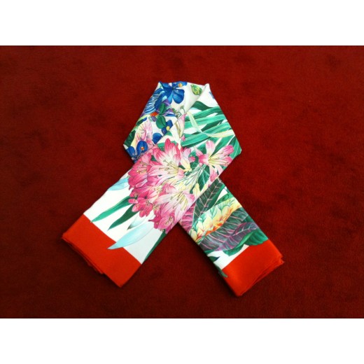 Foulard Christian Dior Perroquets en soie