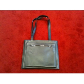 Sac Gucci plat en cuir taupe