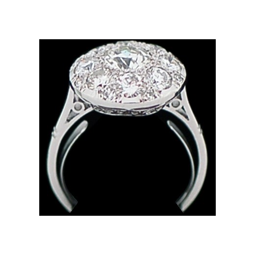 Bague ancienne en or et diamants