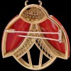 Broche De Grisogono Coccinelle en or, corail, onyx et diamants