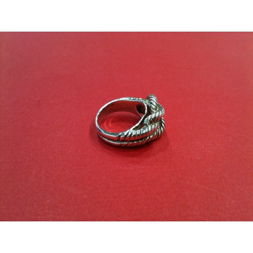 Bague Hermès Noeud marin en argent