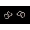 Boucles d'oreilles Piaget Coeurs et Diamants