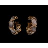 Boucles d'oreilles Fred Or et Acier