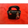 Sac Dior Mini Lady Dior en cuir noir