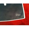 Foulard Christian Dior noir et blanc en soie