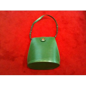 Sac Louis Vuitton  en cuir épi vert